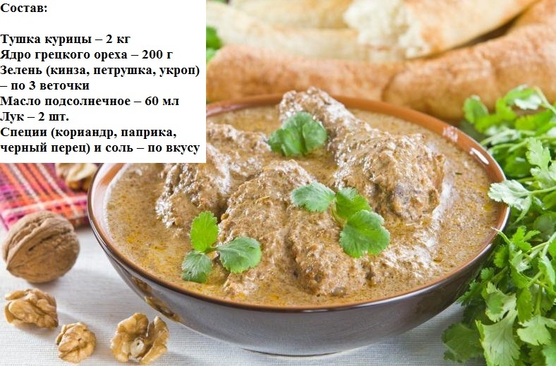 Рецепт сациви из куры. Курица с грецкими орехами по-грузински сациви. Курица с орехами по-грузински сациви. Сациви салат. Сациви из курицы по-грузински классический.