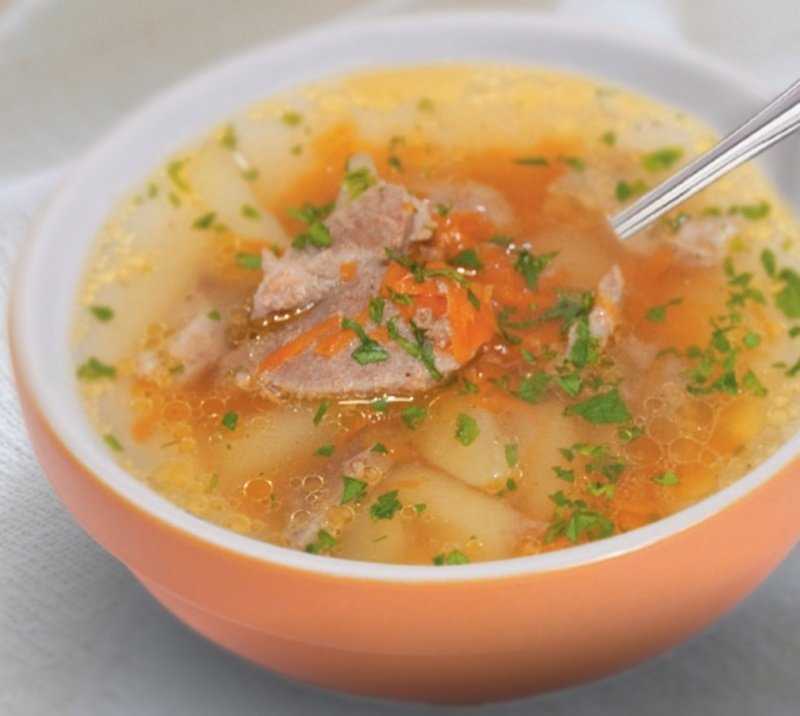 Суп со свининой простой рецепт
