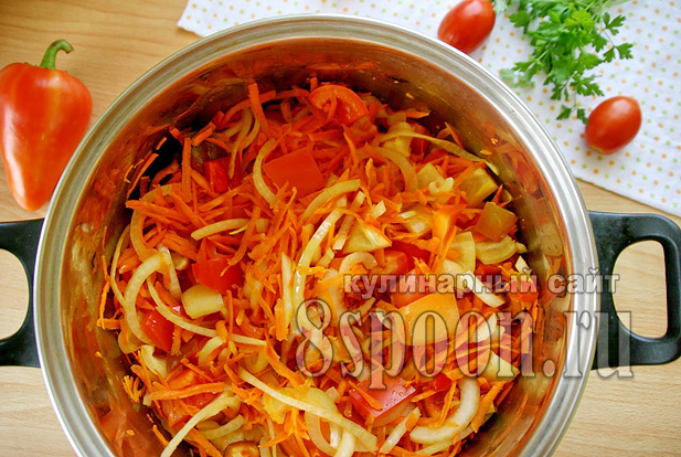 Лечо с морковью и луком рецепт с фото_06