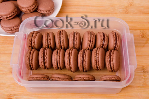 шоколадные макаронс рецепт с фото в домашних условиях