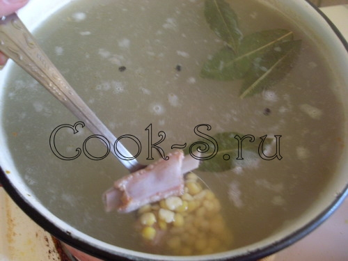 гороховый суп - варить