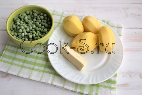 зеленое картофельное пюре - ингредиенты