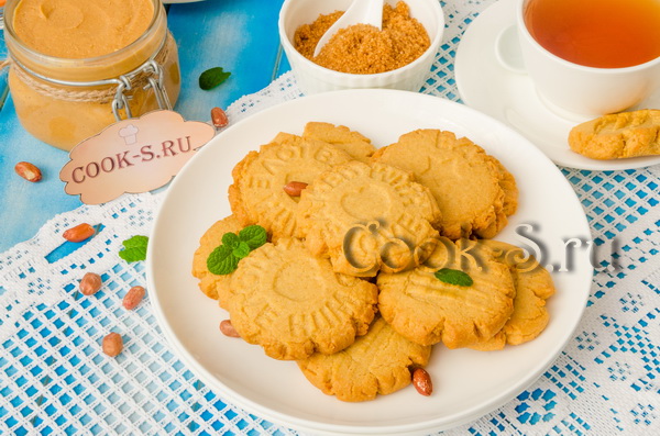 печенье из арахисовой пасты рецепт с фото