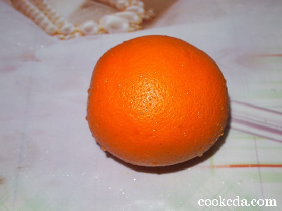 апельсины; сахар; желатин; вода для разведения желатина.-01