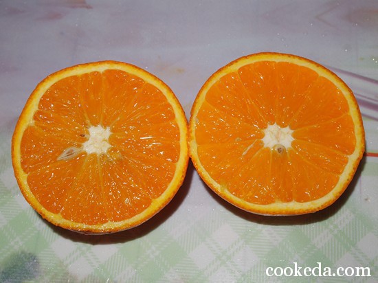 апельсины; сахар; желатин; вода для разведения желатина.-02
