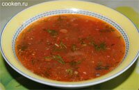 Фасолевый суп с рыбными консервами - рецепт с фото 