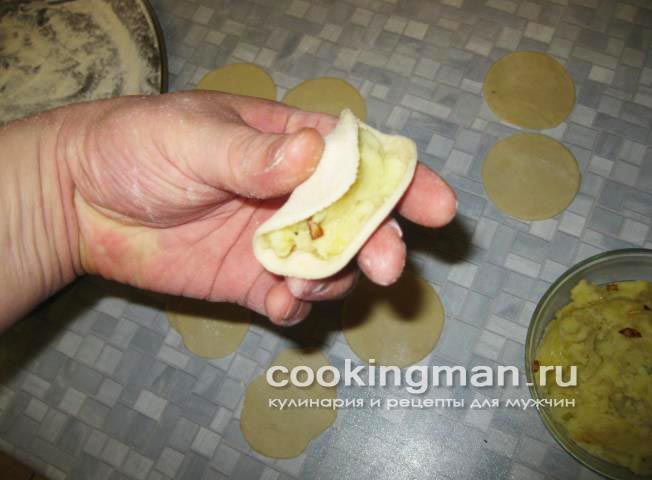 рецепт вареников с картошкой