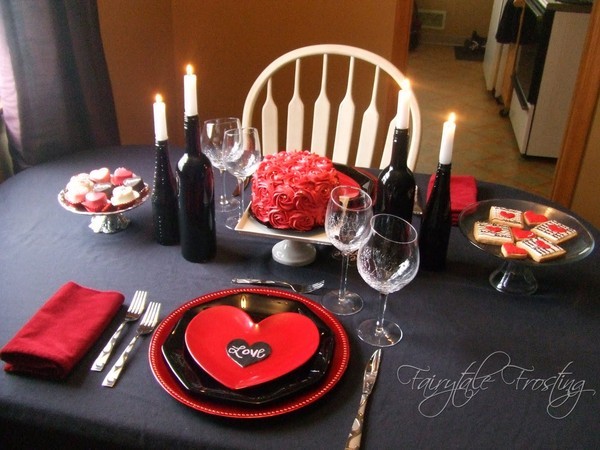 Романтический ужин: варианты сервировки стола, фото № 9