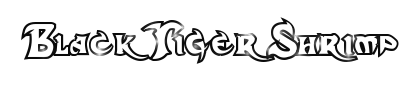 Черная тигровая креветка