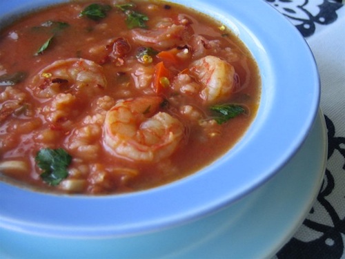 Томатный суп с морепродуктами рецепт с фото