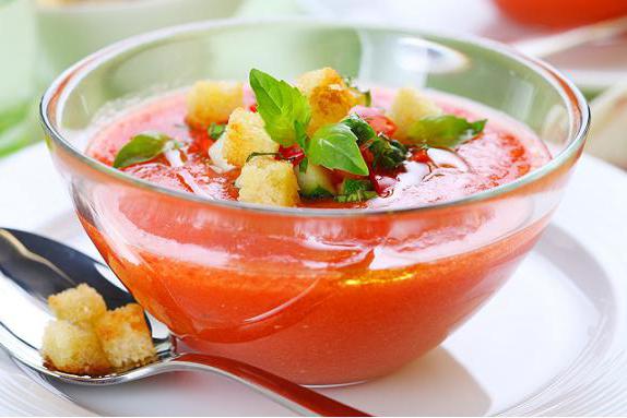 холодный суп из помидоров гаспачо