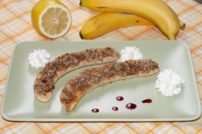 Рецепт карамелизованных бананов