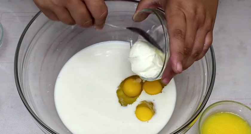 Торт без муки и масла