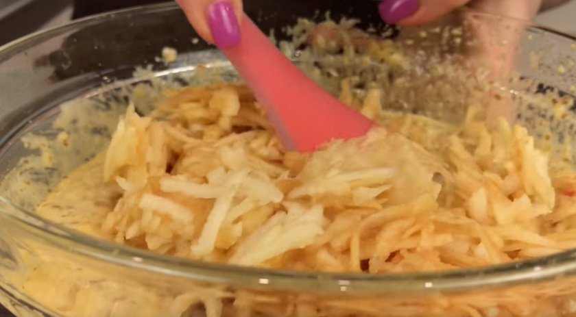 Песочный пирог с грецкими орехами 