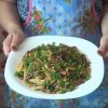 Жареные с картошкой в сметане
