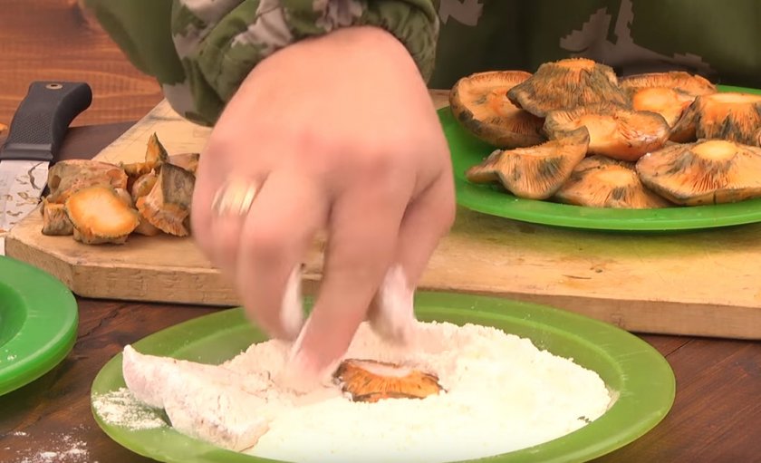 Жаркое с рыжиками