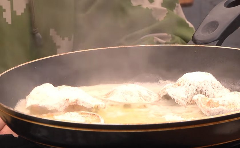 Жаркое с рыжиками