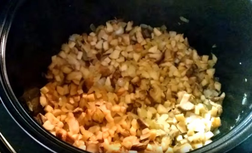 С белыми грибами