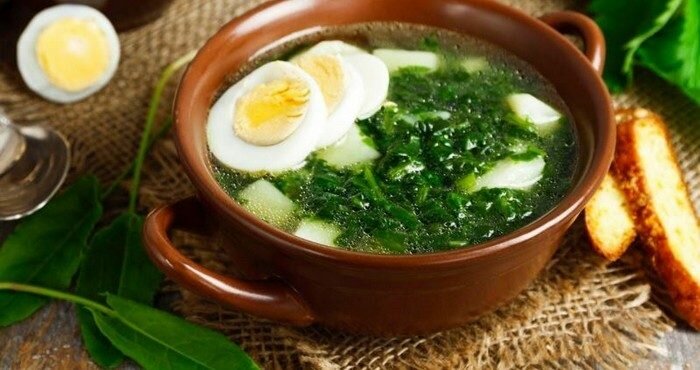 Классические рецепты весеннего супа из щавеля