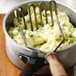 Чамп – картофельное пюре по-ирландски с зеленым горошком