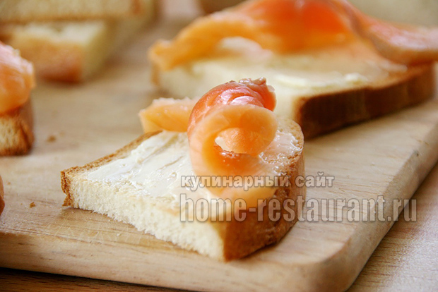 бутерброды с красной рыбой фото 8