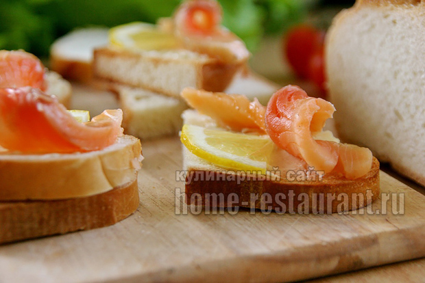 бутерброды с красной рыбой фото 8