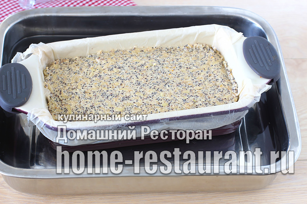 Маковый пирог с яблоками фото_10