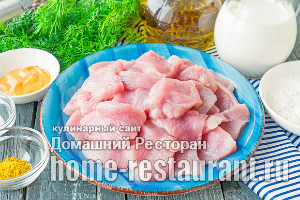 Индейка в сливочном соусе фото