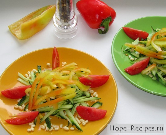 Рецепт полезного и вкусного салата с проростками