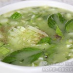Холодный суп с авокадо