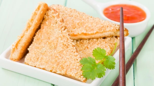 prawn sesame toast