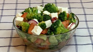 Витаминный салат из БРОККОЛИ. "Зеленая кудряшка"