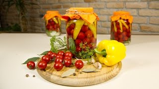 Маринованные Помидоры Черри. Консервация. Заготовки на зиму. Маринованные Помидоры Черри. Консервация. Заготовки на зиму.