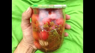 Маринованные помидоры черри / Заготовки на зиму Маринованные помидоры черри / Заготовки на зиму