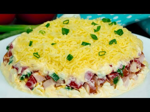 Салат “Минутка” - такой закуской хочется наслаждаться снова и снова! 