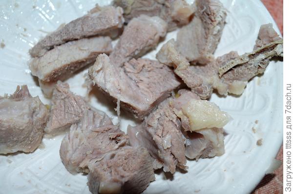 Измельчаем мясо