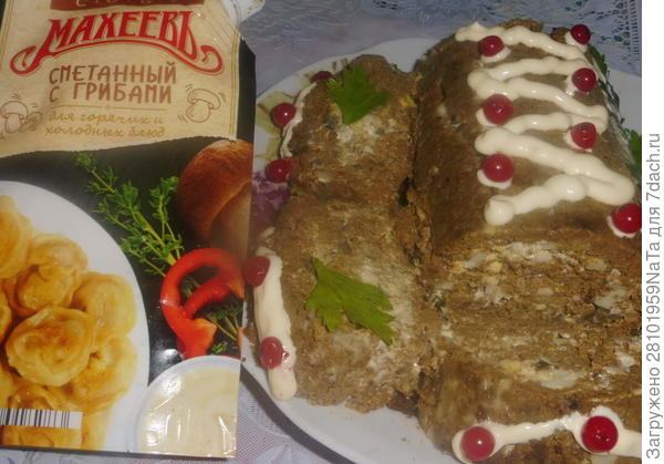 Украшаем рулет
