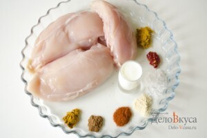 Курица тандури: Ингредиенты