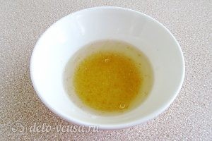 Самбук абрикосовый: Залить желатин водой