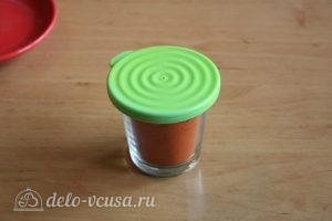 Сухая аджика: Пересыпать в емкость для хранения