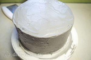 Тыквенный торт с творожным кремом: Спрятать торт в холодильник