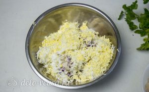 Блины с курицей и рисом: Рис отварить