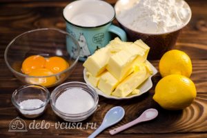 Лимонное печенье: Ингредиенты