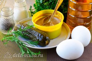 Домашний соус тартар для рыбы: Ингредиенты