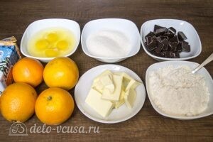 Шоколадно-апельсиновый торт: Ингредиенты
