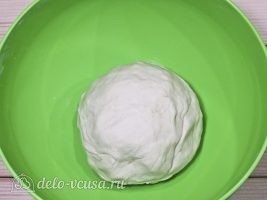 Домашние хинкали с мясом и зеленью: Замесить тесто