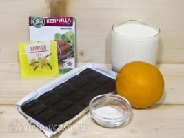 Горячий шоколад с апельсином: Ингредиенты