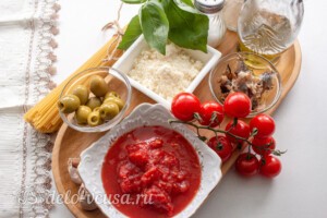 Спагетти Путанеска: Ингредиенты