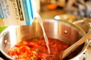 Итальянский томатный суп - фото шаг 7