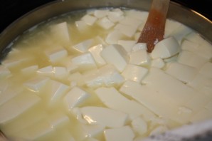 Сыр чеддер в домашних условиях - фото шаг 3
